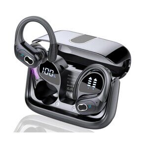 AptkdoeWireless Earbuds 75hrs Bluetooth 5.4 Headphone Sport, 2025 Bluetooth Ear